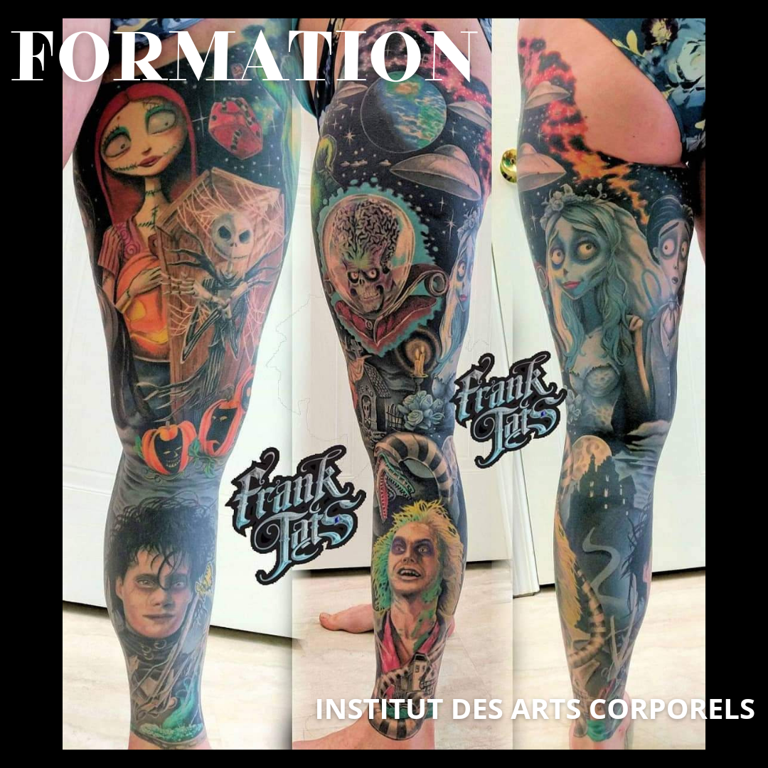 Formation Tatouage cours tattoo rive sud montreal en ligne sainte catherine  | -Le Temple-Esthétique - Tattoo -Académie - Perçage, image size:1080x1080